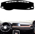 leather dashboard cover Compatible with KIA Sportage ACE 2021，dash cover（black）
