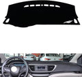 leather dashboard cover Compatible with Buick Excelle 2015-2017，dash cover（black）