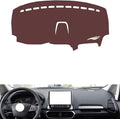 Leather Dashboard Cover Compatible with Ford Ecosport（Navigation、Storage Box） 2018-2019，Dash Cover, Non-Slip Dash Cover, Dash mat Dashboard Cover, Interior Dash Covers