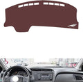 Leather Dashboard Cover Compatible with Honda City 2015-2019，Dash Cover, Non-Slip Dash Cover, Dash mat Dashboard Cover, Interior Dash Covers