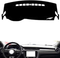 leather dashboard cover Compatible with MG MG6 2017-2023，dash cover（black）