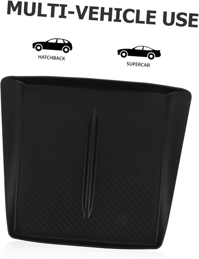 Tofficu Car Interior Accessory y Model Console Wireless Charging Pad Silicone Mat Phone Holder