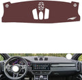 Leather Dashboard Cover Compatible with Porsche Caynne (Compass) 2018-2023，Dash Cover, Non-Slip Dash Cover, Dash mat Dashboard Cover, Interior Dash Covers