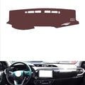 generic leather dashboard cover Compatible with Toyota HILUX 2018，dash cover, Non-Slip Dash Cover, Dash mat Dashboard Cover, Interior Dash Covers, brown