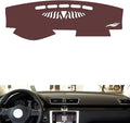 Leather Dashboard Cover Compatible with VW Compatible with Magotan (Speakers、Sensor 2007-2016，Dash Cover, Non-Slip Dash Cover, Dash mat Dashboard Cover, Interior Dash Covers