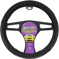Majic 244 Black on Black Gold Grip Slip-On Steering Wheel Cover - 1 ea.