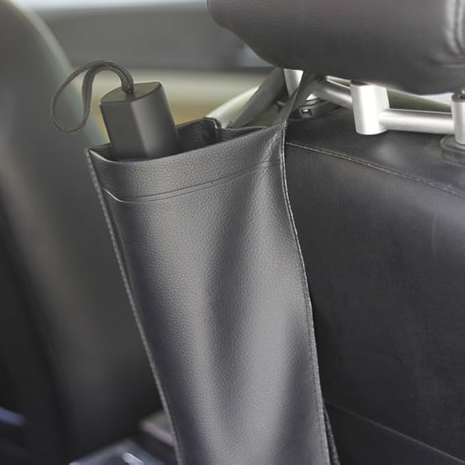 Wakauto Car Umbrella Storage Bag Car Truck Back Seat Waterproof Umbrella Hanging Storage Holder Bucket