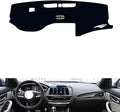 leather dashboard cover Compatible with Cadillac CT5（warning light） 2020-2023，dash cover（black）