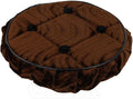 OG Lowrider Classic Bike Cruiser Bicycle Steering Wheel Cover Velour Swirl | Fits 8” Steering Wheels | Multiple Color Options | Lowrider Accessory (Brown)