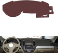 Leather Dashboard Cover Compatible with Nissan Classic sylphy 2006-2019,Dash Board Cover mat Anti-Slip Sun-Proof and dust-Proof(Brown)