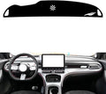 leather dashboard cover Compatible with Smart #1/#3（Half covered），dash cover（black）