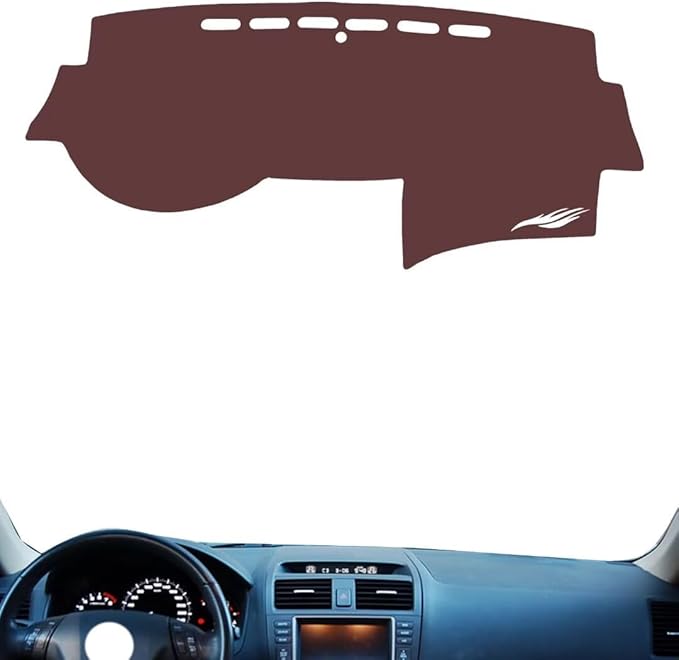 Leather Dashboard Cover Compatible with Honda Accord Ⅶ，Dash Cover, Non-Slip Dash Cover, Dash mat Dashboard Cover, Interior Dash Covers