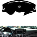 leather dashboard cover Compatible with HyundaiHyundai Velosterr 2011-2015，dash cover（black）