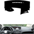 leather dashboard cover Compatible with Mazda 5 2011-2013，dash cover（black）