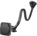 1Zero Magnetic Phone Car Mount 14-Inch Gooseneck Long Arm Extension, Universal Windshield Dashboard Industrial-Strength Suction Cup Car Phone Holder with Strong Magnets (2026 Upgraded for Magsafe)