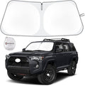 SHINEHOME Car Windshield Sun Shade Compatible with 2010-2025 2026 Toyota 4Runner 4-Runner 5th Gen SUV, SR5 Trail Limited Accessories Foldable Front Sunshade Protector Blocks UV Rays Keep Car Cooler