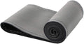 Universal Car Steering Wheel Cover Leather Breathable Design 15 Inch Diameter Cowhide Steering Handlebar Wrap Fit Most Car SUV Gray