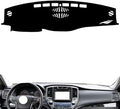 leather dashboard cover Compatible with Toyota Crown（14 generations） 2015-2018，dash cover（black）