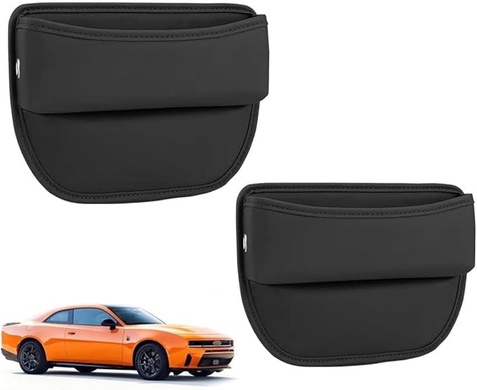 2 PCS Car Seat Gap Filler Organizer for Dodge Charger Challenger Durango Ram 1500 Accessories, for Dodge Car Seat Gap Plug