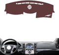 Leather Dashboard Cover Compatible with Hyundai Veracruz 2007-2012，Dash Cover, Non-Slip Dash Cover, Dash mat Dashboard Cover, Interior Dash Covers