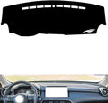 leather dashboard cover Compatible with MG HS，dash cover（black）