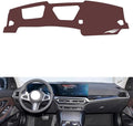 Leather Dashboard Cover Compatible with BMW New 3 Series (HUD 2023-2024，Dash Cover, Non-Slip Dash Cover, Dash mat Dashboard Cover, Interior Dash Covers