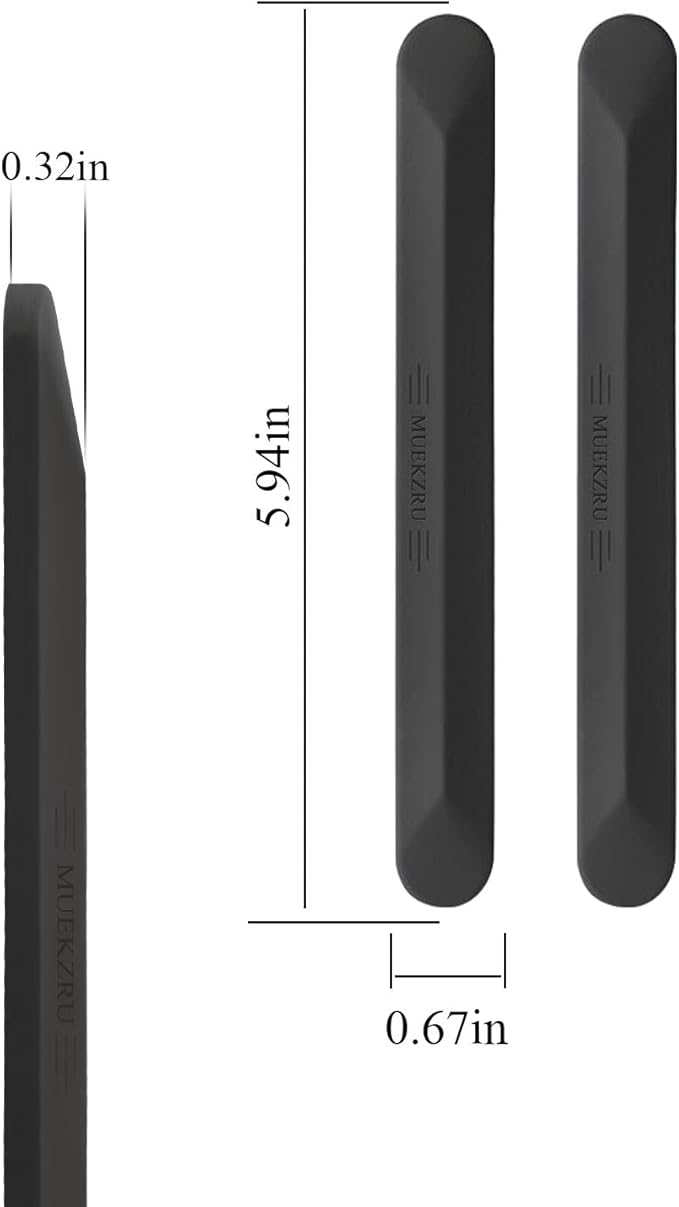 muekzu Silicone Car Door Edge Guard Trim Molding Crash Scratch Protector Scratch Guard for Car,Sedans,Truck,SUV (Black(Large Size))