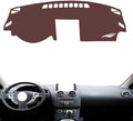 Leather Dashboard Cover Compatible with Nissan Qashqai (Navigation) 2008-2015，Dash Cover, Non-Slip Dash Cover, Dash mat Dashboard Cover, Interior Dash Covers