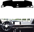 leather dashboard cover Compatible with HONDA Inspire (NO HUD 2023，dash cover（black）