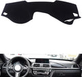 leather dashboard cover Compatible with BMW 3 series/GT (No speaker 2013-2019，dash cover（black）
