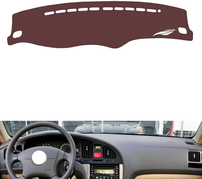 Leather Dashboard Cover Compatible with HyundaiHyundai Elantra (Half Covered) 2004-2011，Dash Cover, Non-Slip Dash Cover, Dash mat Dashboard Cover, Interior Dash Covers