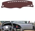 Leather Dashboard Cover Compatible with HyundaiHyundai Elantra (Half Covered) 2004-2011,Dash Board Cover mat Anti-Slip Sun-Proof and dust-Proof(Brown)