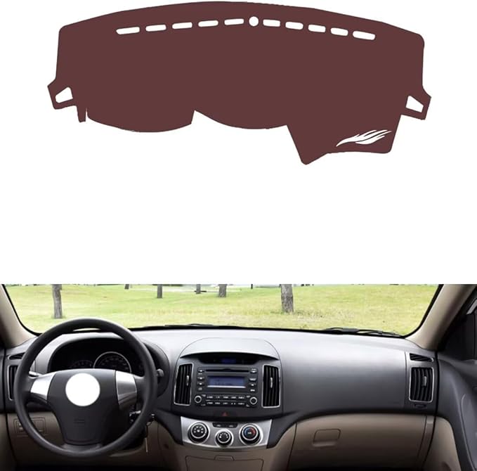 Leather Dashboard Cover Compatible with HyundaiHyundai CELESTA 2011-2016，Dash Cover, Non-Slip Dash Cover, Dash mat Dashboard Cover, Interior Dash Covers