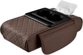 Civenhhd Car Armrest Pad, Universal Armrest Cushion Pad, Leather Armrest Box Pad