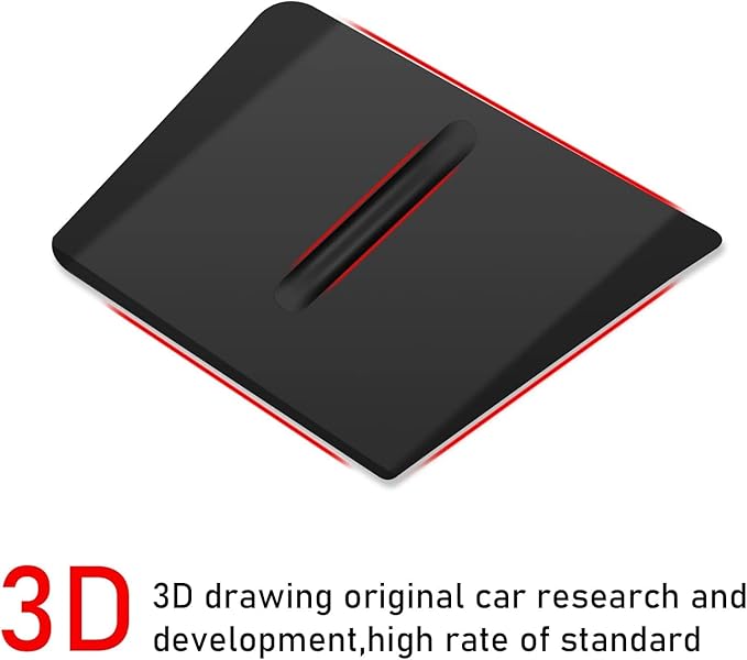 Yumzeco Compatible with 2021-2025 Tesla Model S Model X Wireless Charging Mat Silicone Mat,Center Console Charger Pad Fit for 2021 2022 2023 2024 2025 Tesla S X Accessories