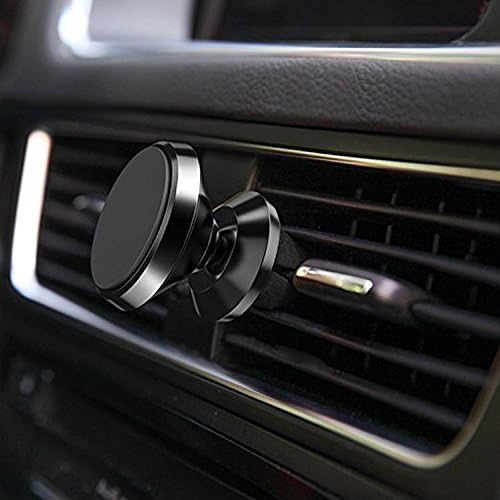 eTECH Magnetic Phone Car Mount Holder, Magnetic Mount Universal Air Vent for iPhone X / 8 Plus / 7 / 6S / 5S, Galaxy S5 / S6 / S7 / S8 / S9, Google Pixel, LG, & Other Smartphones (2Pack Black)