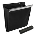 Car Trash Bag, Foldable Car Garbage Can Bin and Storage Bag Hanging Ca-r Trash Bag for Front Back Seat Multi-Purpose Suspended for Sedans, SUVs & Trucks(Color:Metal)