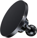 Aluminum Alloy Magnetic Phone Holder for Ram Mounts, 1" (25mm) Ball Mount Base Adapter Compatible with Magsafe iPhone 12-17 Series, Universal for B Size Ball Double Socket Arms