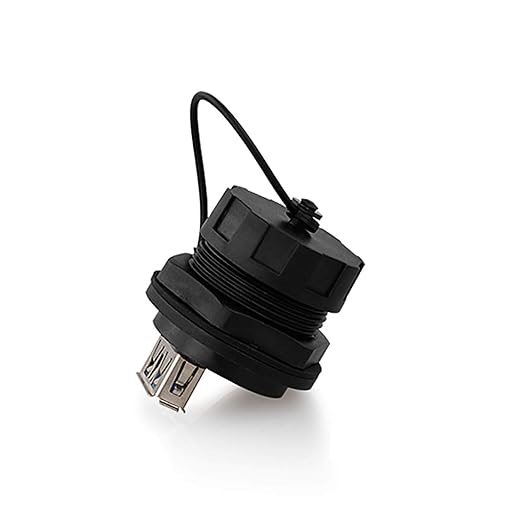 CNLINKO USB3.0 Panel Mount Socket IP67 Waterproof PBT Female Type A USB Connector