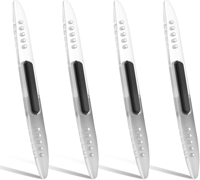 4PCS Car Door Edge Guards Car Side Door Protector, Rearview Anti-Collision Bumper Trim Guard Sticker, Auto Body Self Adhesive Anti-Scratch Strips for SUV Pickup Truck (Clear)