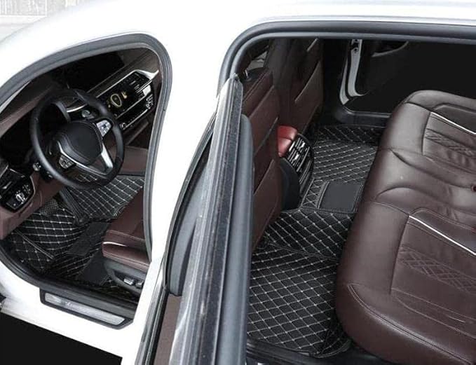SARAHS Customized car Floor mats -Suitable for 99% of Cars, SUVs, and Trucks - car Pads to Protect Vehicle Interior Floor Accessories (Grey and Black)