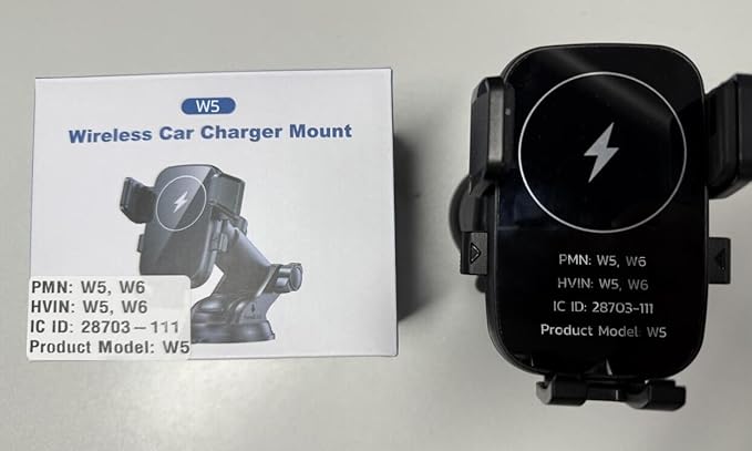 Niweya Wireless Car Charger, [15W Fast Charging] Car Phone Mount with Upgrade Suction, Car Phone Holder Charger for Dashboard Windshield Compatible with iPhone 17/16/15 Pro Max, Galaxy S25/S24 Ultra