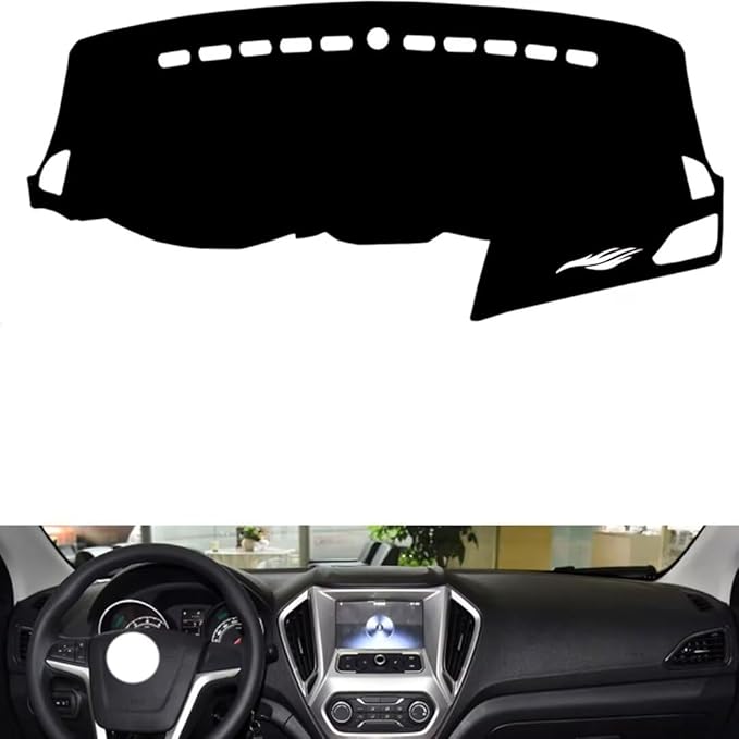 leather dashboard cover Compatible with MG GT，dash cover（black）