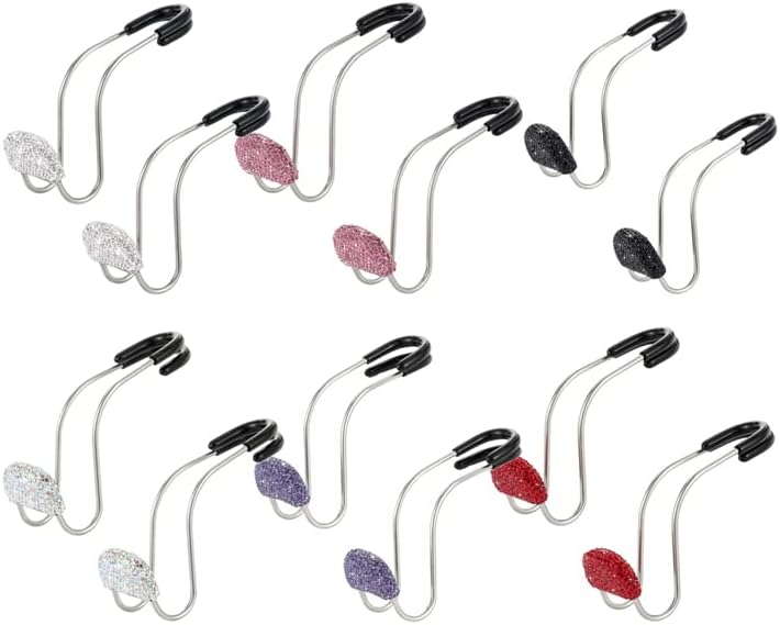 Car Decor Hooks for Purses And Bags, Durable Backseat Holder, Cute Heavy-Duty Metal Purse Hook Hangers, Storage Universal for SUV Truck & Van, Car Accessories for Women/Men, Pink