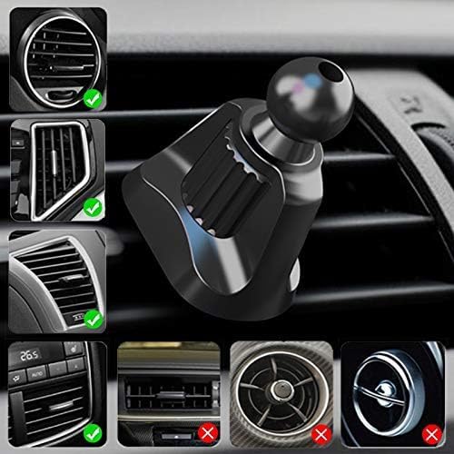 Car Air Vent Clip for Diameter 0.67inch （17mm） Joint Ball Cell Phone Holder for Car & Wireless Car Charger
