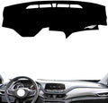 leather dashboard cover Compatible with Chevy Orlando，dash cover（black）