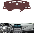 Leather Dashboard Cover Compatible with Chevy Monza 2019-2022，Dash Cover, Non-Slip Dash Cover, Dash mat Dashboard Cover, Interior Dash Covers