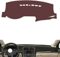 Leather Dashboard Cover Compatible with Ford Mondeo (no Speakers) 2013-2020，Dash Cover, Non-Slip Dash Cover, Dash mat Dashboard Cover, Interior Dash Covers