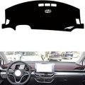 leather dashboard cover Compatible with VW ID.6 X (NO HUD，dash cover（black）