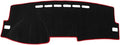 X AUTOHAUX Car Dashboard Cover Nonslip Black Red Dash Cover Mat Pad for Toyota Corolla 2009-2013